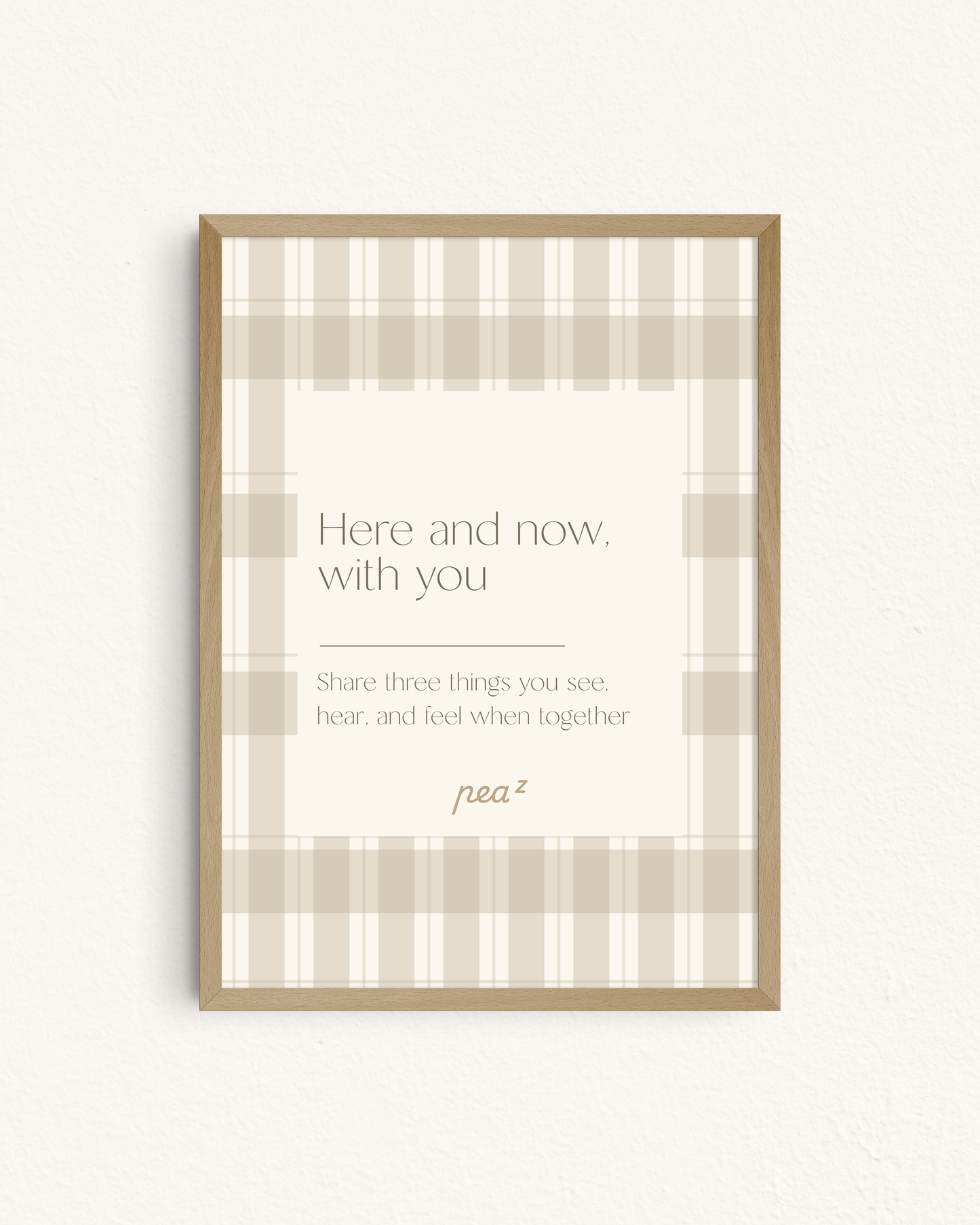 In Your Eyes, I Find Calm | Romantic Couples Wall Art for Therapy & Shared Spaces