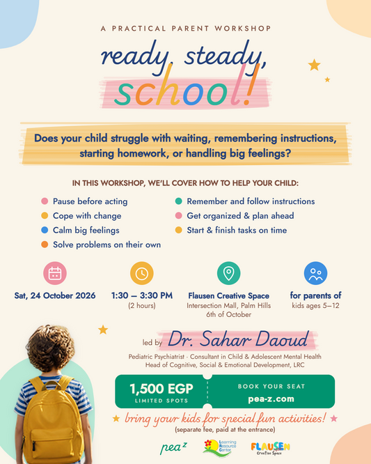 READY, STEADY, SCHOOL! – Parent Workshop Ticket